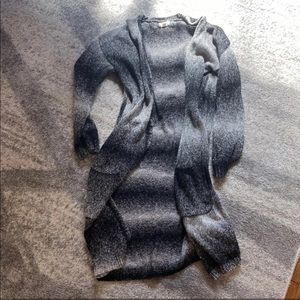 LIKE NEW Long stripe ombre knit cardigan